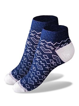 členkové ponožky modrobiele