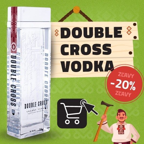 Double cross vodka akcia -20 percent